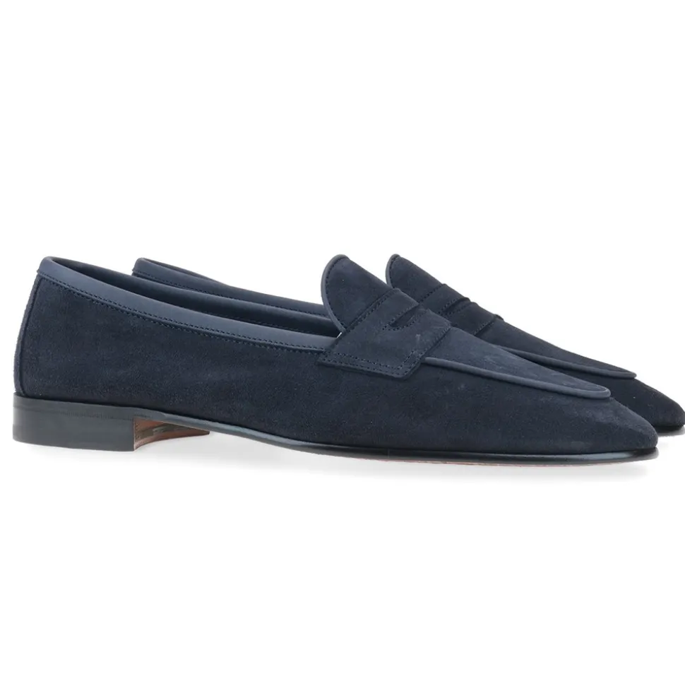 5541-T01 JANUS CALF NAVY - sin forro